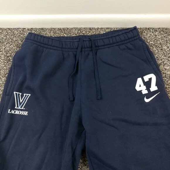 Team Issued 2021 Villanova Wildcats Sweatpants Joggers Nike Blue Mens Medium - Picture 1 of 8